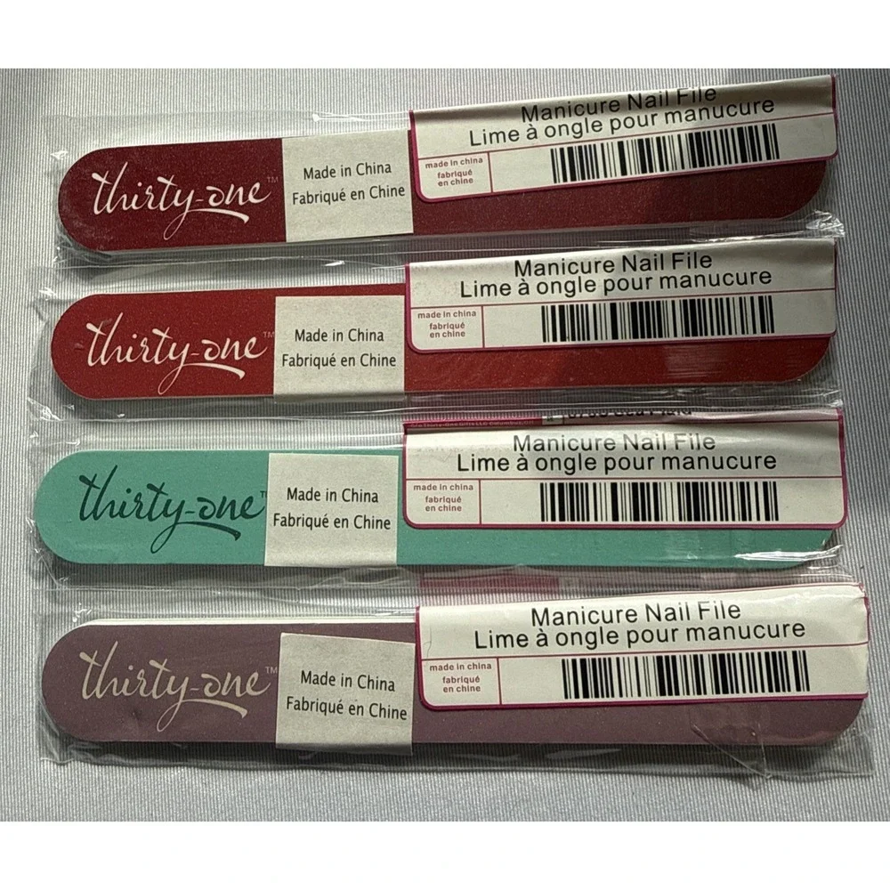 Thirty-One Manicure Nail Files Lot Of 4 NEW‎